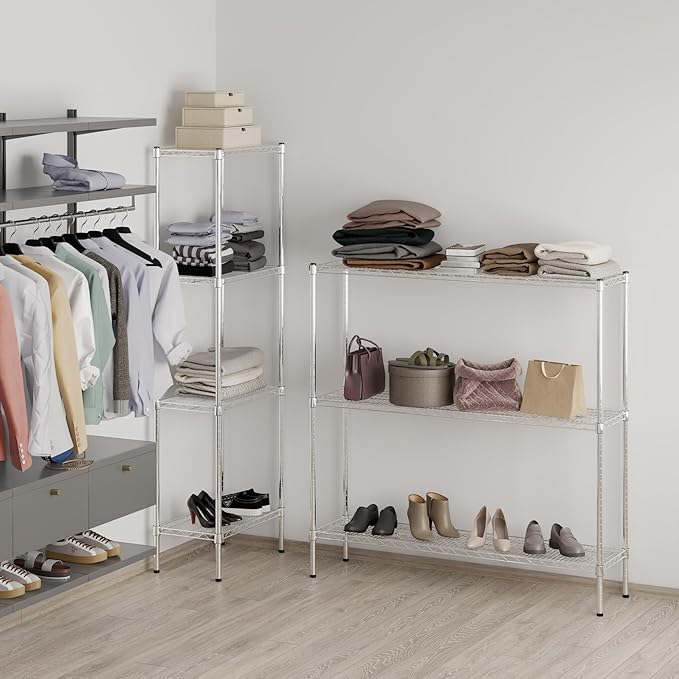 Regal Altair 14" Deep x 54" Wide x 54" Height Wire Shelving Kit | 3-Tier | NSF - Image 6