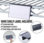 Kathfly 100 Pcs Wire Shelf Label Holders Compatible - Image 3