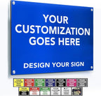 Custom Metal Signs, Personalized Aluminum, Customized Safety, Business Signs by SpeedyOrders