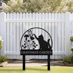 Personalized Garden Sign | Custom Cat Garden Stake Sign | Funny Garden Signs - Image 6