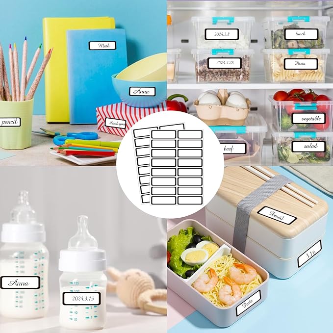 STARLIBOO Removable Freezer Labels Stickers, Blank Freezer Labels - Image 5