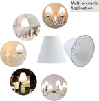 TAaMTYH small lamp shade chandelier shades set of 6，Fabric Lampshade - Image 5