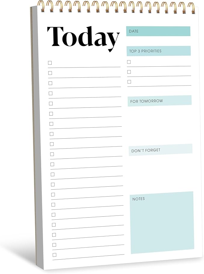 To Do List Notepad, Daily Planner Notebook by Gethelud