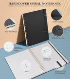 Spiral Notebook Journal 8.5” x 11”, A4 Large Notebooks - Image 3