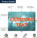 Custom Sign, Custom Street Sign, 11 Font Colors, 13 Font Styles, 4 Hole Options - Image 6