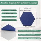 Hexagonal Acoustic Panels-12 Pack High-Density Sound Absorbing Panels - Image 4