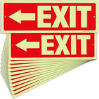 iSYFIX Exit Signs with Directional Left Arrow by iSYFIXPREMIUMSIGNS