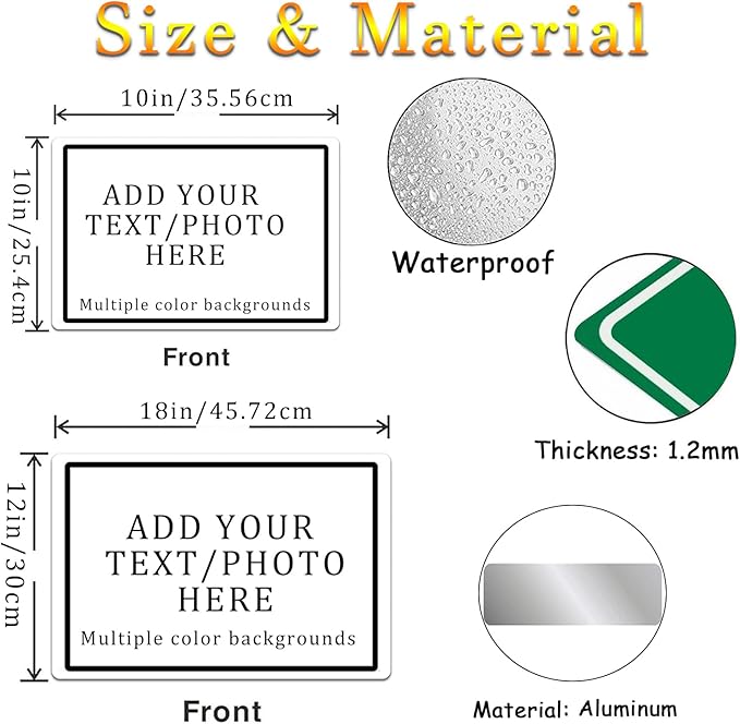 Custom Sign, Personalized Metal Signs - Image 3