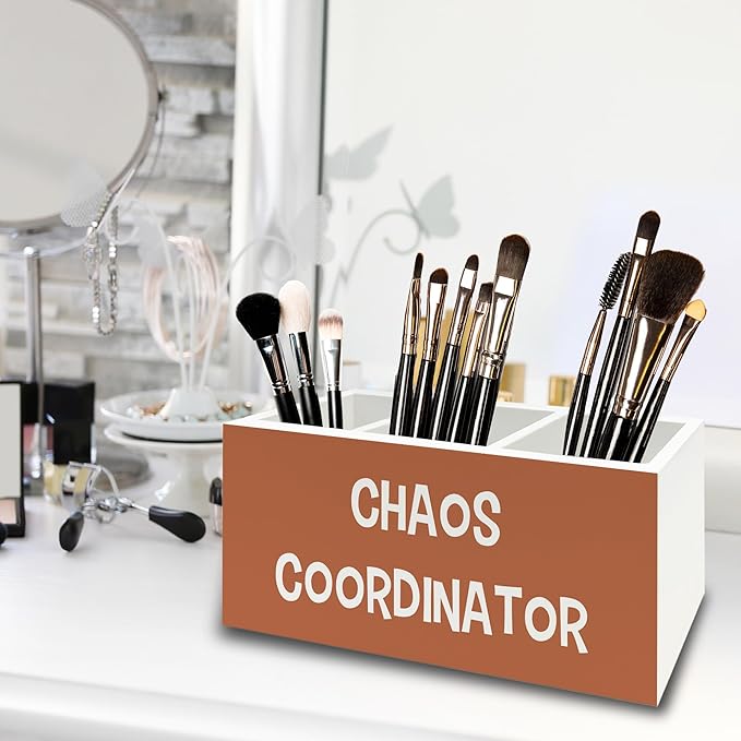 XPH Chaos Coordinator Orange Pen Pencil Holder Organizer - Image 4
