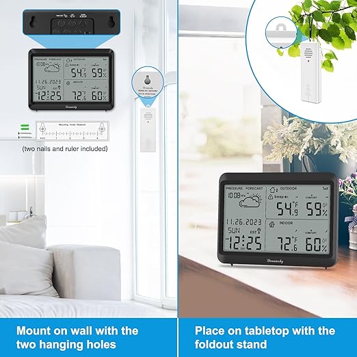 DreamSky Weather Station Indoor Outdoor Thermometer Wireless - Image 6