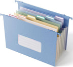 Wheat Straw Expanding Hanging File Folders, File Organizer, 1.2" Accordion by EcoStash