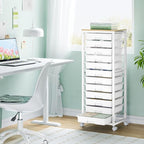 SYKIARIOL Rolling Cart with Drawers, 12 Drawer Rolling Cart, Rolling storage - Image 6