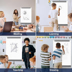 TSJ OFFICE Rolling Whiteboard Standing - Image 7