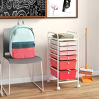 RELAX4LIFE 6-Drawer Rolling Storage Cart - Image 8