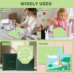 Cardstock 8.5 X 11, 40 Sheets Light Green Card Stock, 75lb/ 200gsm Pale Green - Image 7