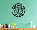 HYTSIGN Personalized Tree of Life Metal Sign, Custom Tree of Life Wall Art - Image 3