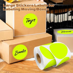 3 Inch Round Color Coding Labels - Image 5