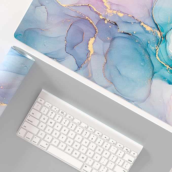 QIYI Large Mouse Pad, PU Leather Desk Mat - Image 7