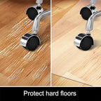 Kuyal Chair Mat for Hardwood Floor, 46 x 46 inches Rectangle Desk Durable - Image 3