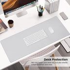 ALOANES Silvery Waterproof Desk Mat, Large Mouse Pad - Image 5