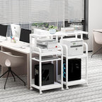 Fannova 4 Tier White Printer Stand Table - Image 4