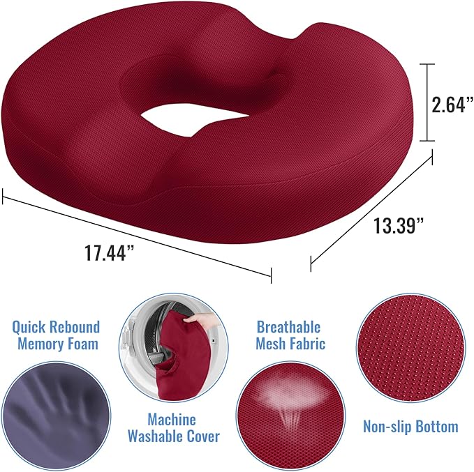 CloudBliss Donut Pillow Seat Cushion Chair Pad - Image 2