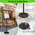 INNOVSIGN 6Pack Adjustable Pedestal Sign Holder - Image 5