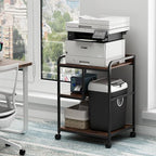 Fannova 22 x 18 Inch Large Printer Stand, Mobile Printer Table - Image 4