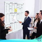 Glass Whiteboard Calendar 34x46” Quarterly Planner White Board Dry Erase Board - Image 4