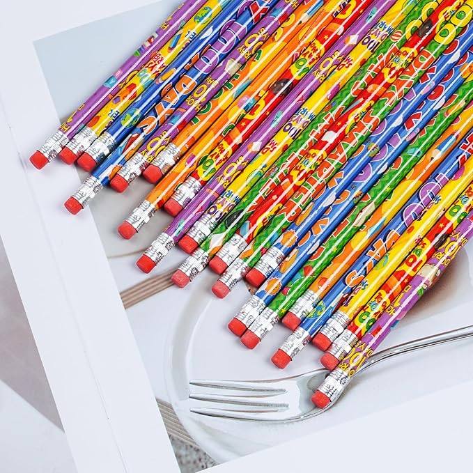 Rbenxia 48PCS 100th Days Wooden Pencils - Image 3
