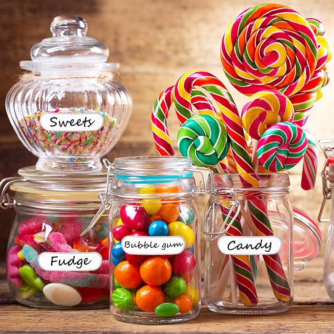 264 Pieces Removable Food Labels Stickers Waterproof Kitchen Labels - Image 4