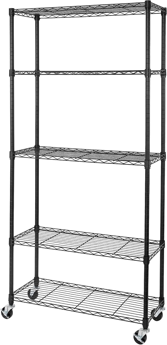 Seville Classics UltraDurable Heavy Duty NSF Solid Steel Wire Rack Storage Unit by SevilleClassics