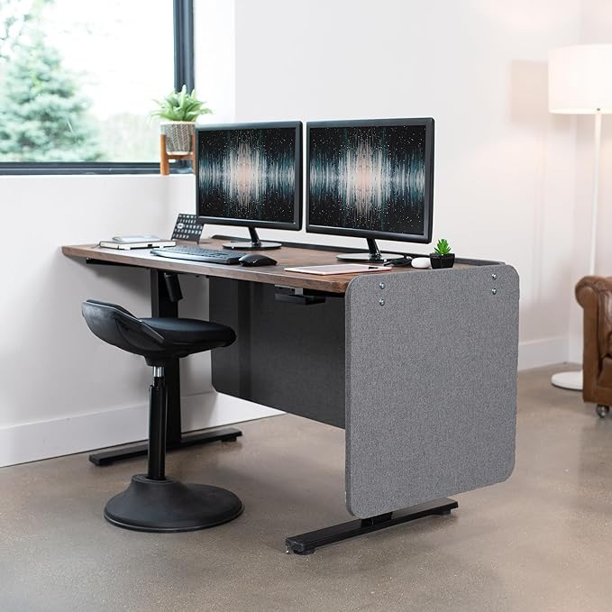 VIVO Clamp-on Privacy Panels 60 x 24 inch, 24 x 24 inch, Sound Absorbing - Image 9