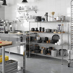 Regal Altair 21" Deep x 54" Wide x 54" Height Wire Shelving Kit | 4-Tier | NSF - Image 5