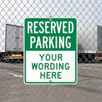 SmartSign 30 x 24 inch Custom “Reserved Parking” Metal Sign - Image 3