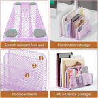 gianotter Mail Organizer Countertop, Metal File Holder - Image 4
