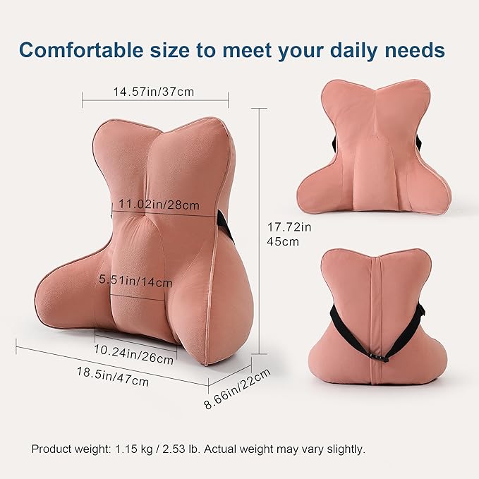 Ailuteie Lumbar Support Pillow for Lower Back Pain Relief – Multi-Functional - Image 2