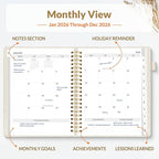 SUNEE 2026 Planner 8.5" x 11" – Dated Productivity Planner - Image 4