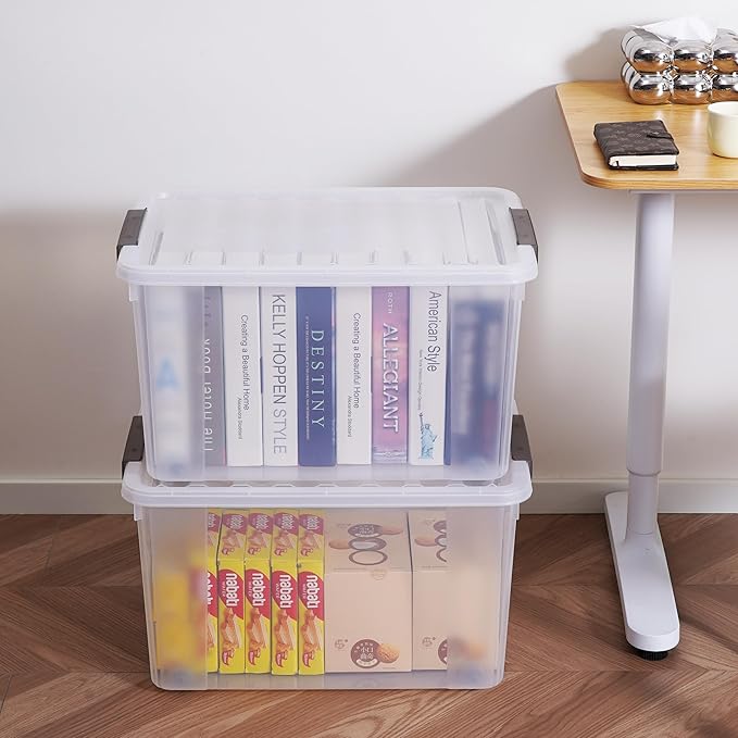 Citylife 6 Packs 69 QT Plastic Storage Bins - Image 4