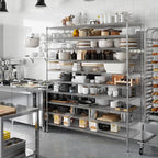 Regal Altair 24" Deep x 72" Wide x 86" Height Wire Shelving Kit | 10-Tier | NSF - Image 7