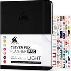 Clever Fox Planner PRO Light – Weekly & Monthly Life Planner to Increase