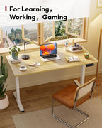 SANODESK Electric Standing Desk 48 x 24 Inches Whole-Piece Desktop Height - Image 3