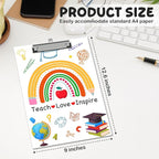 APIILVPQ Teacher Clipboard, Rainbow Clipboards - Image 2