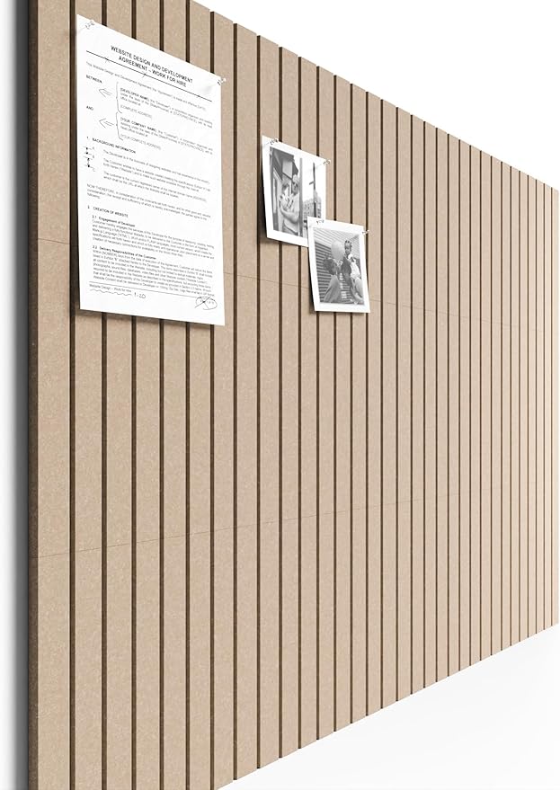 Bumusty Large Cork Board Alternative-47 x35 Felt Bulletin Board Tiles, by Bumusty