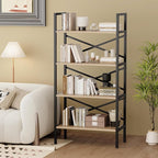 Homeiju 4 Tier Bookshelf 23.6" Width, Kids Bookshelf - Image 7