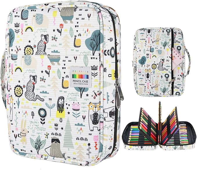 YOUSHARES Colored Pencil Case 220 Slots Pen Case Organizer by YOUSHARES