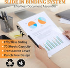 5 Pack Report Covers with Sliding Bar - Image 3