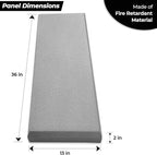Tönnen Acoustic Panel White | Fiberglass 2-pack | Professional sound absorbing - Image 7