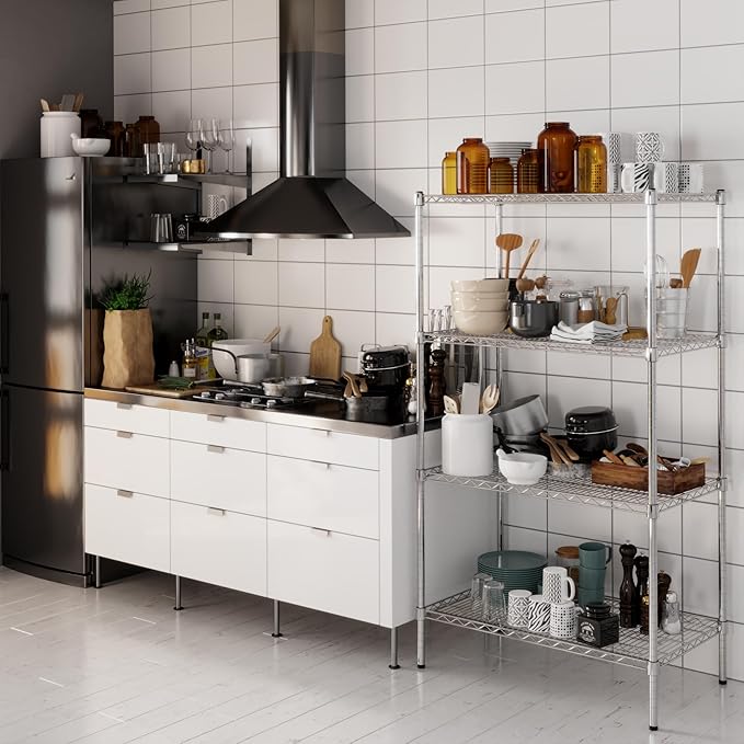 Regal Altair 21" Deep x 36" Wide x 64" Height Wire Shelving Kit | 4-Tier | NSF - Image 6