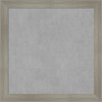 Amanti Art Grey Framed Magnetic Board 28x28 Medium Vision Board by AmantiArt